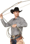 Wrangler Men's Chambray Long Sleeve Work Shirt - Classic Western Shoes