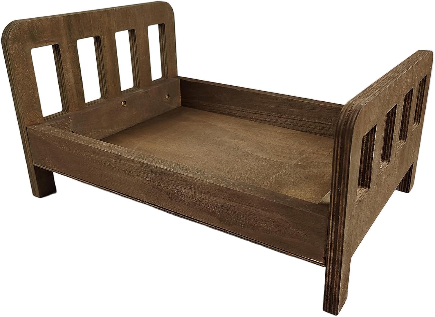 M&G House Wooden Bed Vintage Baby Photo Prop for Newborns