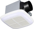 Very-Quiet 80 CFM Bathroom Vent Fan with 4000K LED - Quiet, Easy
