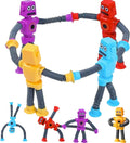 Suction Cup Robot Toy Pack - Sensory Pop Tubes for Kids