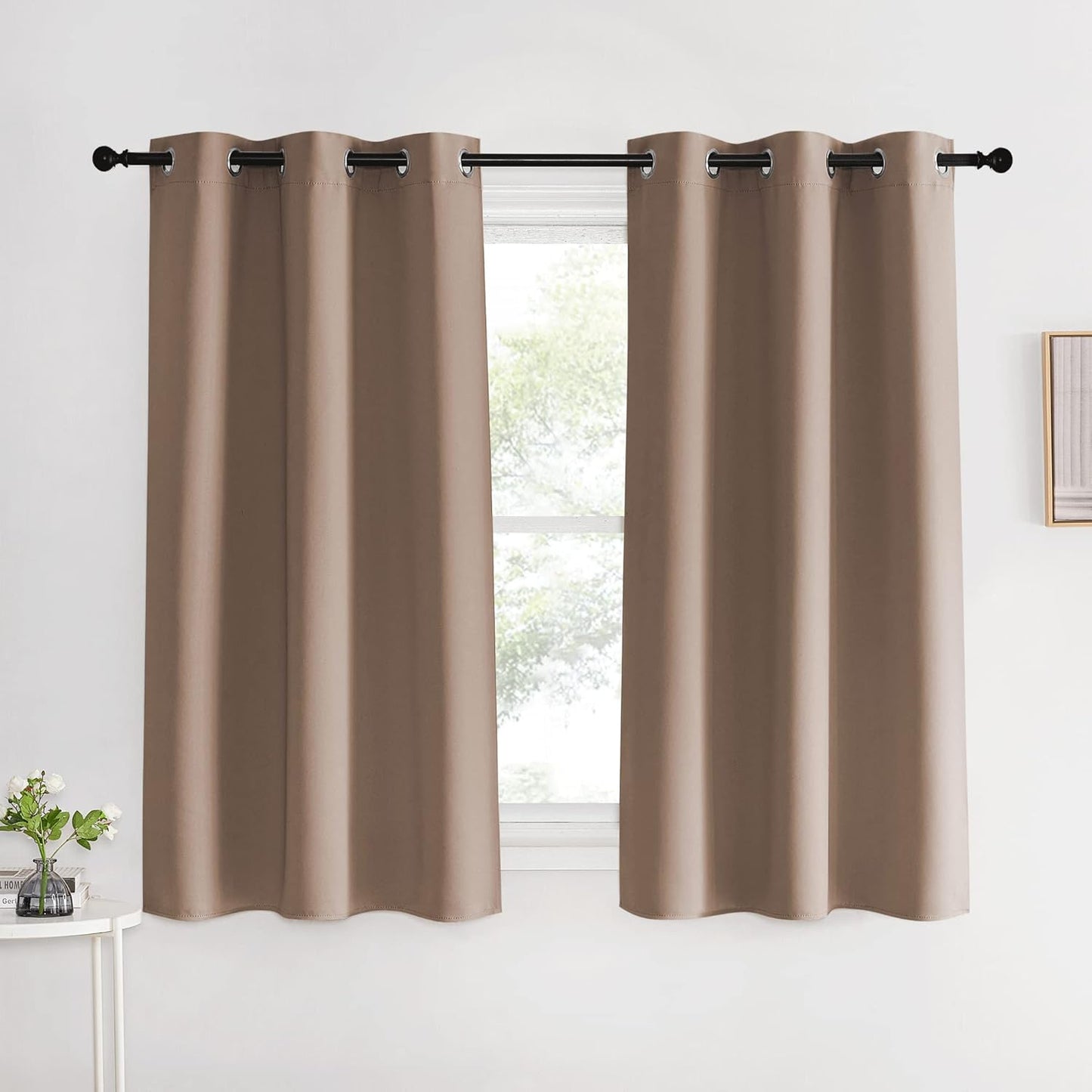 NICETOWN Blackout Window Curtains for Kitchen, Set of 2 Panels