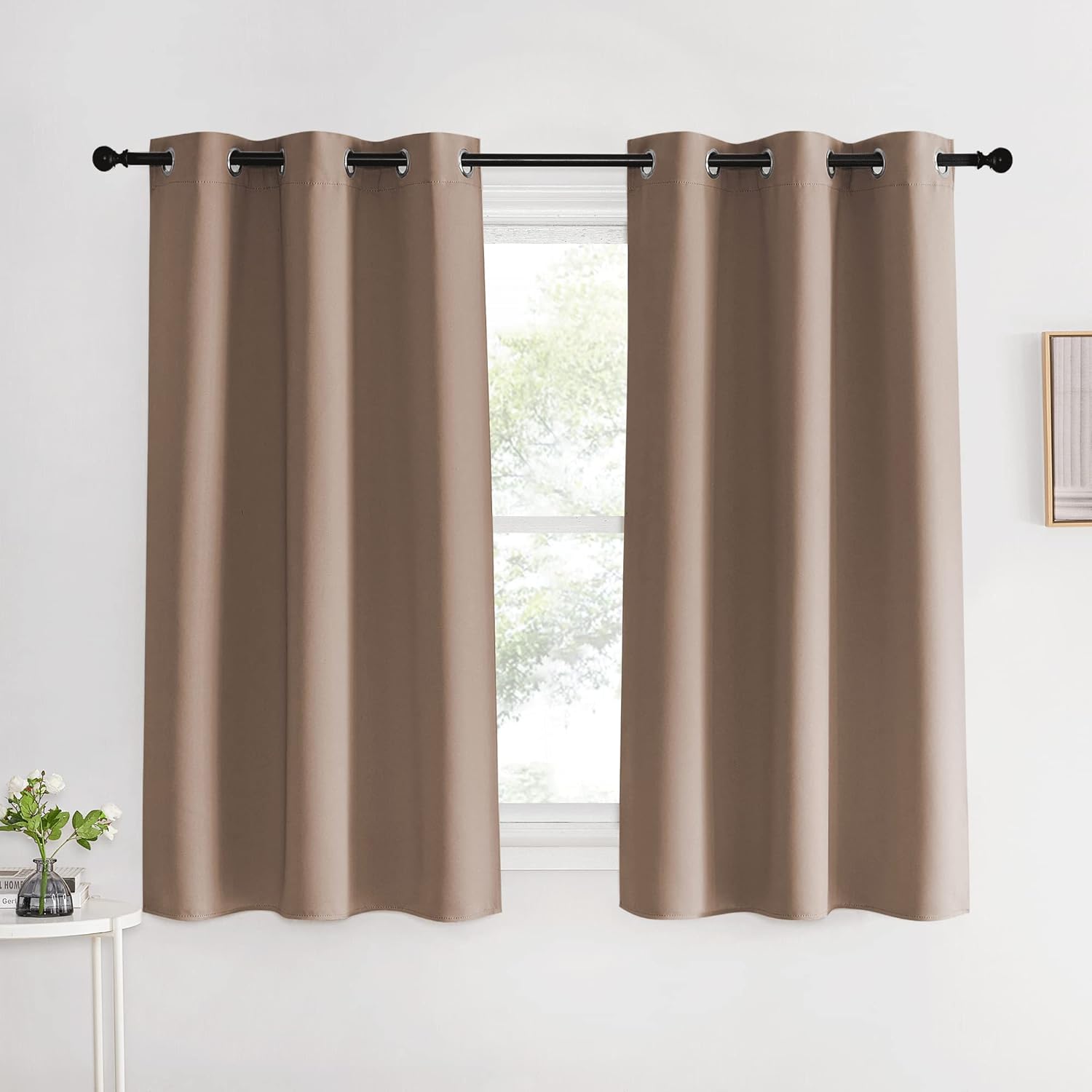 NICETOWN Blackout Window Curtains for Kitchen, Set of 2 Panels