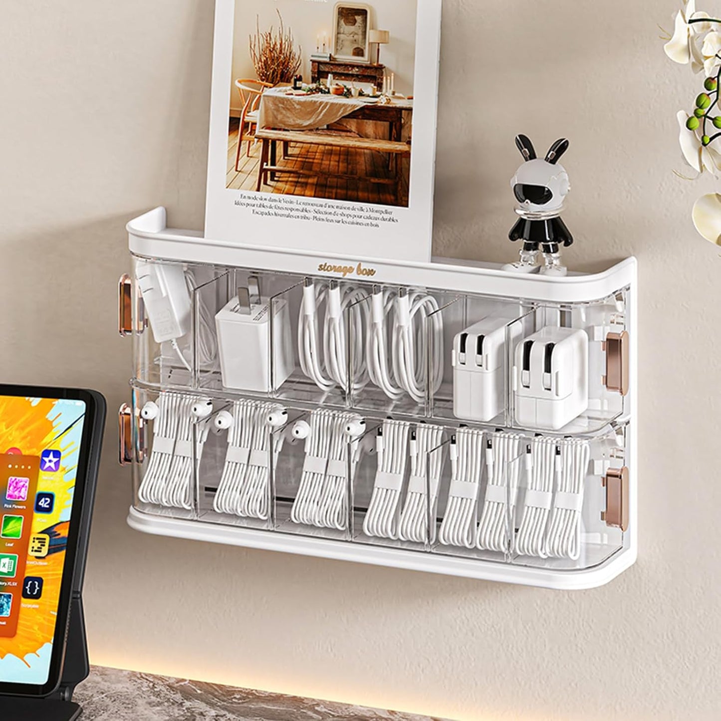 Fangoo Cable Organizer: Tangle-Free Cords Everywhere!