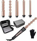 5 in 1 Curling Iron Set - Interchangeable Ceramic Barrels