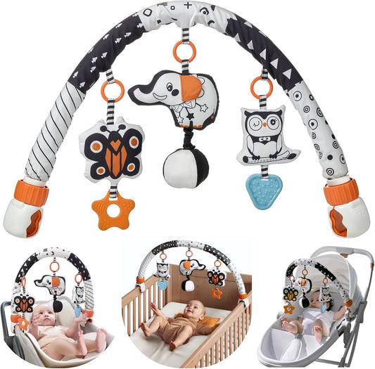 TUMAMA Sensory Car Seat Toy Set for Babies