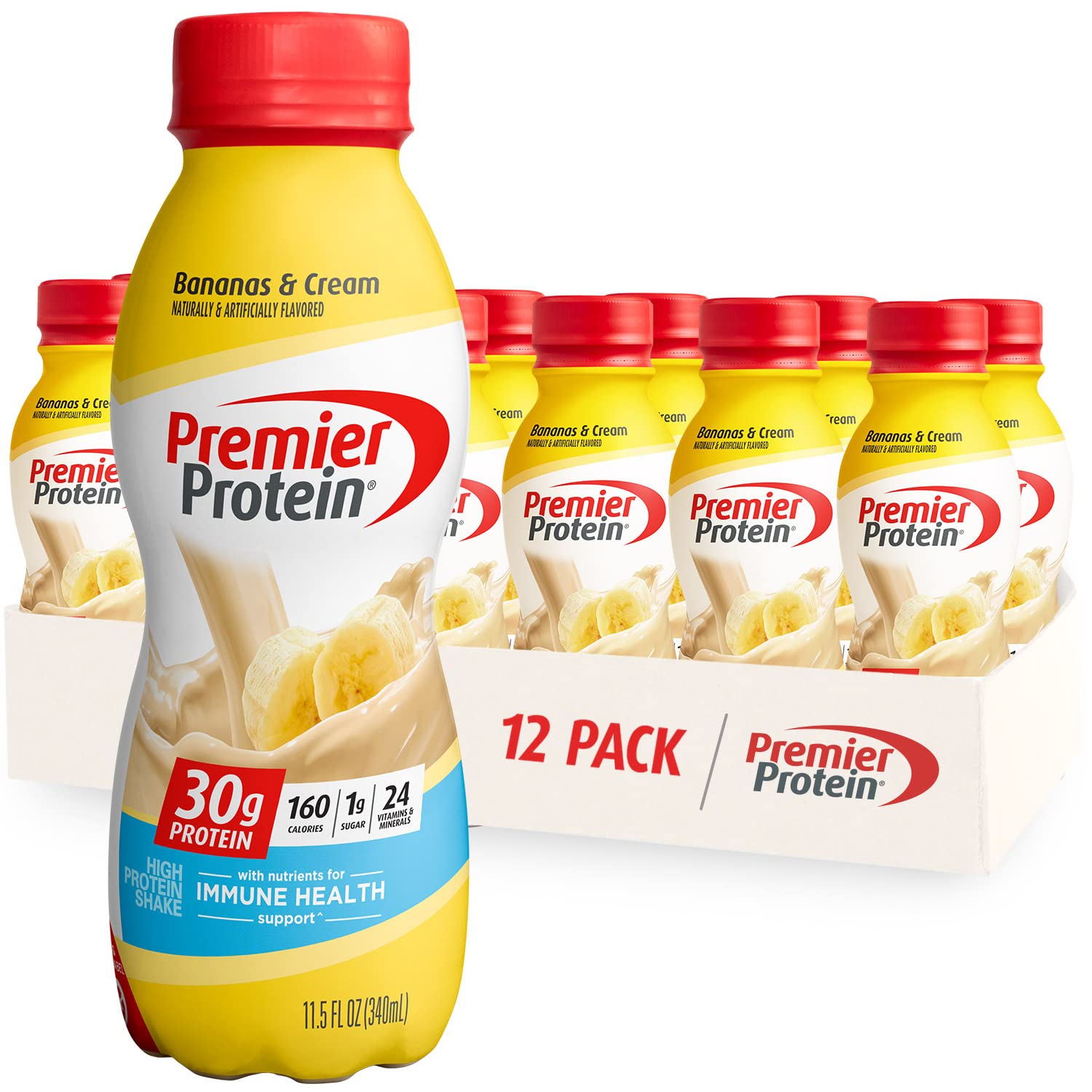 Premier Protein Shake: 30g Protein, 1g Sugar, Immune Support