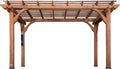 Backyard Discovery Beaumont 14 ft x 10 ft Cedar Pergola - Wind Tested