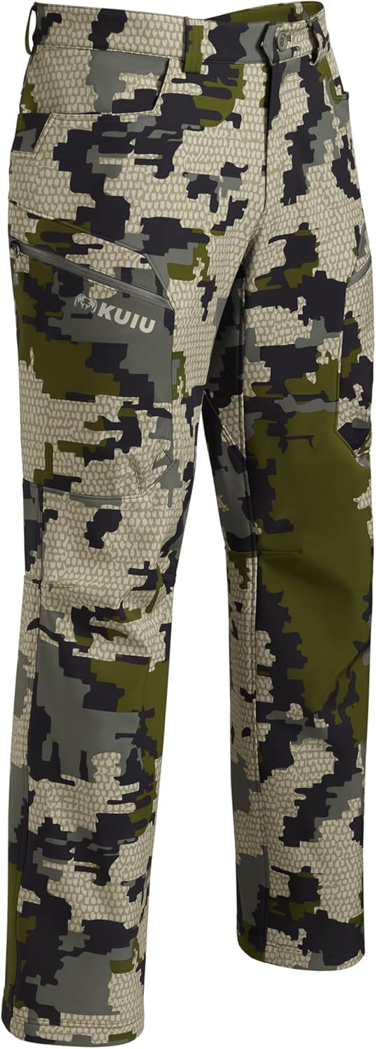 KUIU Guide Pro Pant - Wind-Resistant Soft-Shell for Hunting