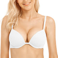 Wingslove Women's Push Up Deep V Plunge T-Shirt Bra - Multiway Support