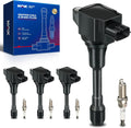 UF549 Ignition Coils & Double Iridium Spark Plug Set - Reliable Fit