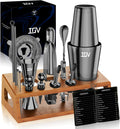 IOV Mixology Bartender Kit Bar Set with Stand - 17-Piece Cocktail