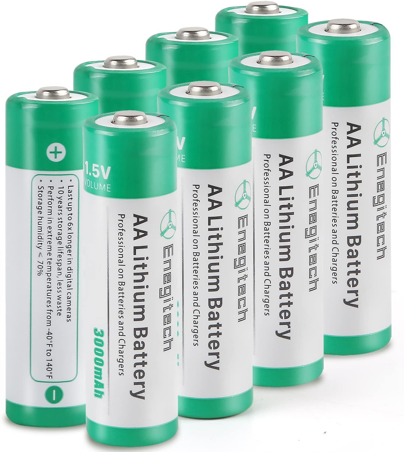 8 Pack AA Lithium Batteries - Power Your Devices Longer