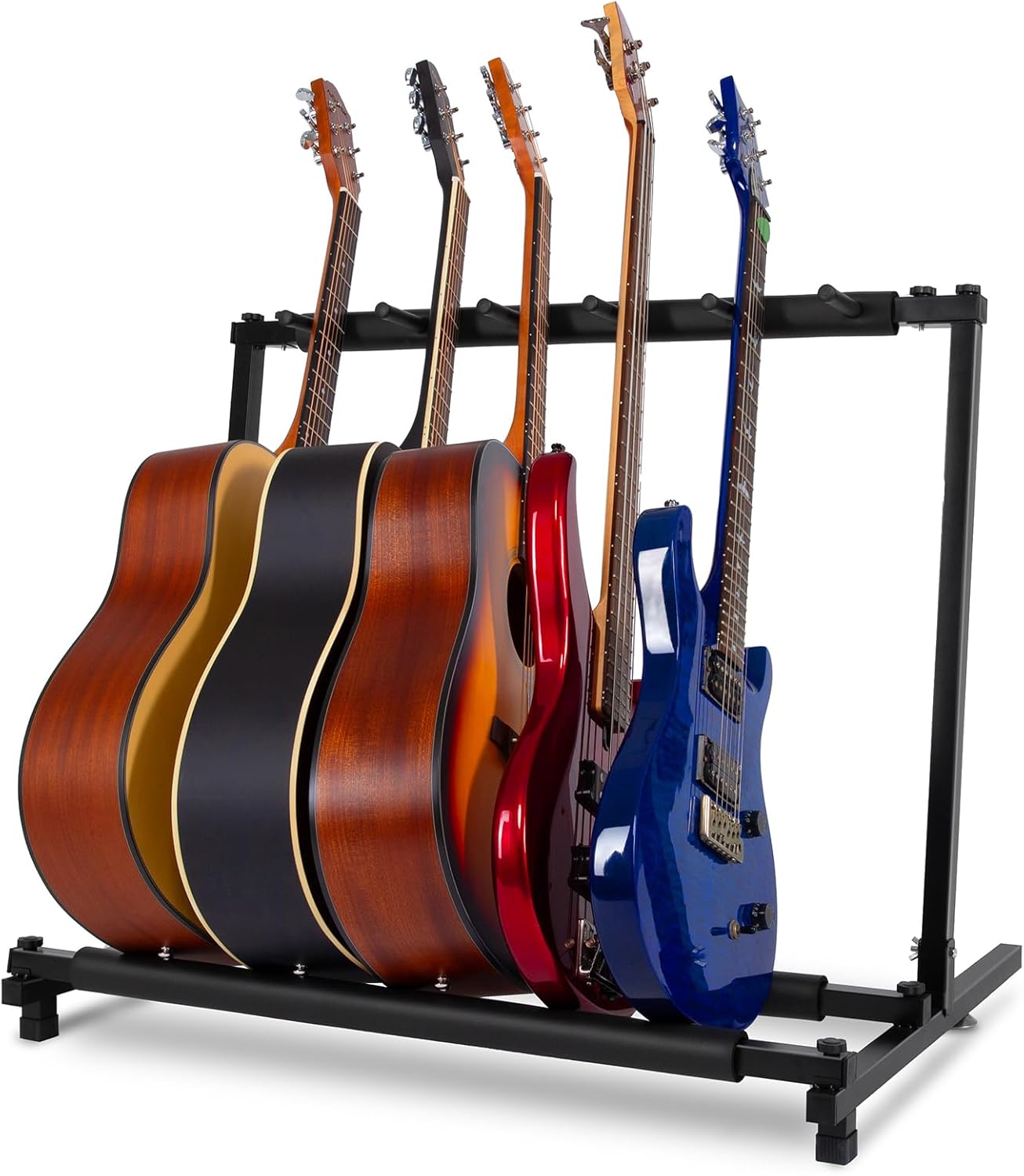 Portable Folding Guitar Stand for Multiple Guitars