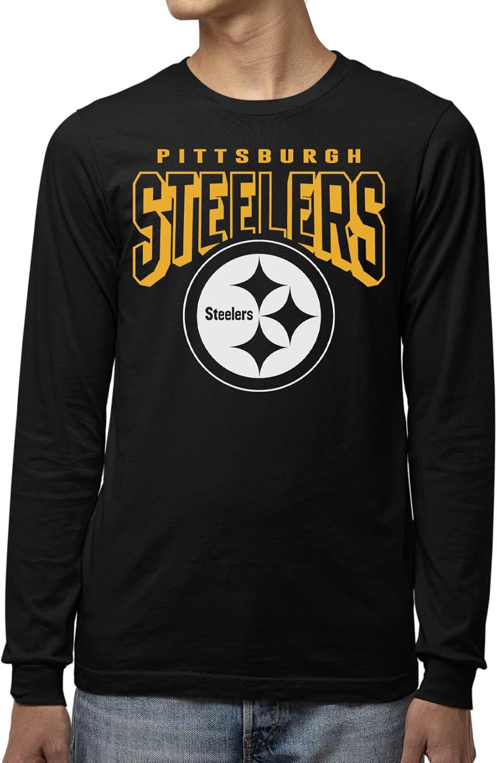 NFL Pittsburgh Steelers Long Sleeve T-Shirt for Fans and Comfort