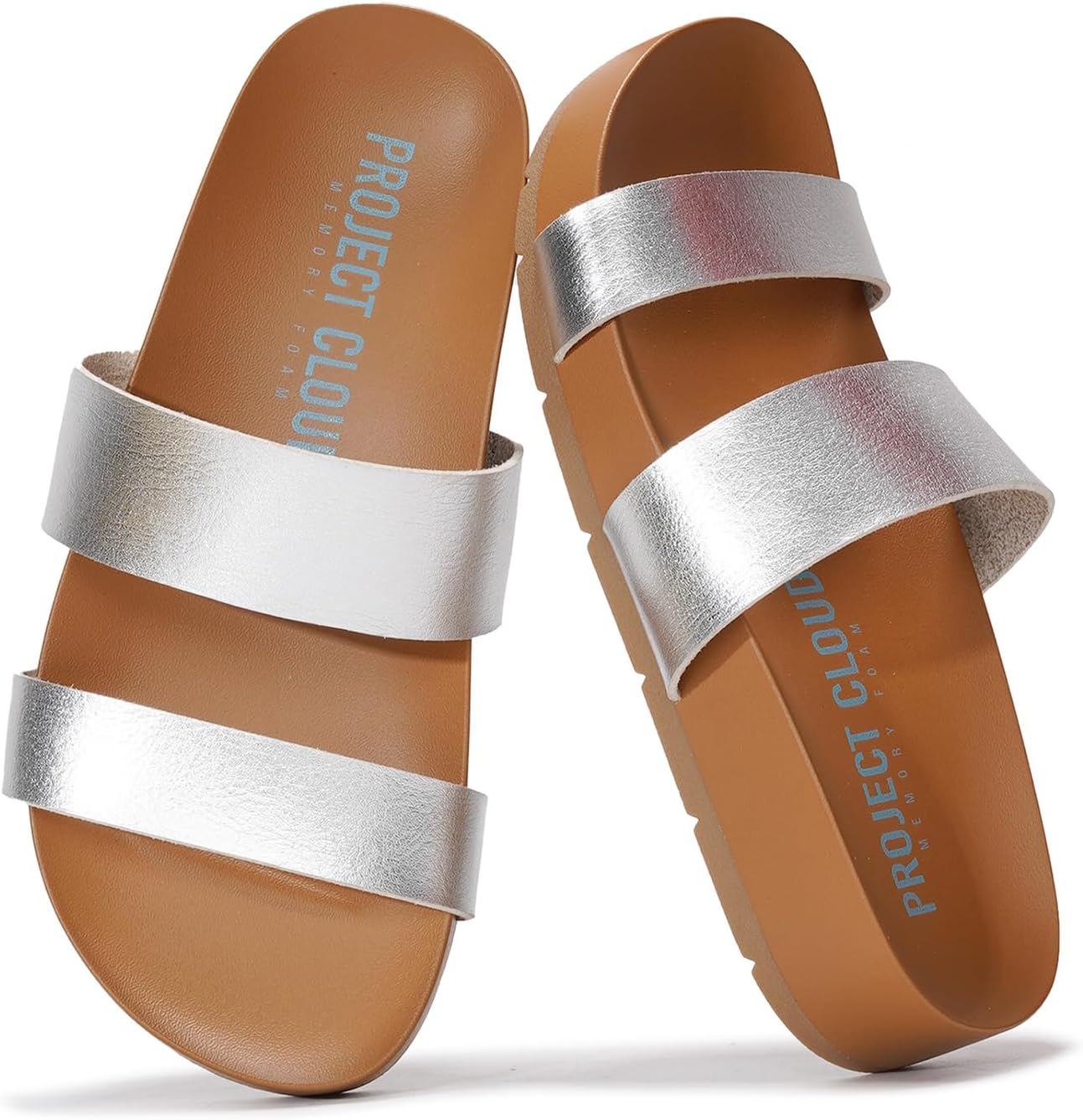 Project Cloud Memory Foam Slide Sandals for Women - Stylish Comfort