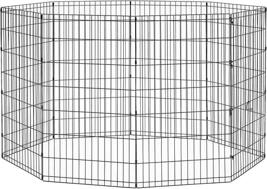 New World Folding Metal Dog Exercise Pen for Indoor and Outdoor