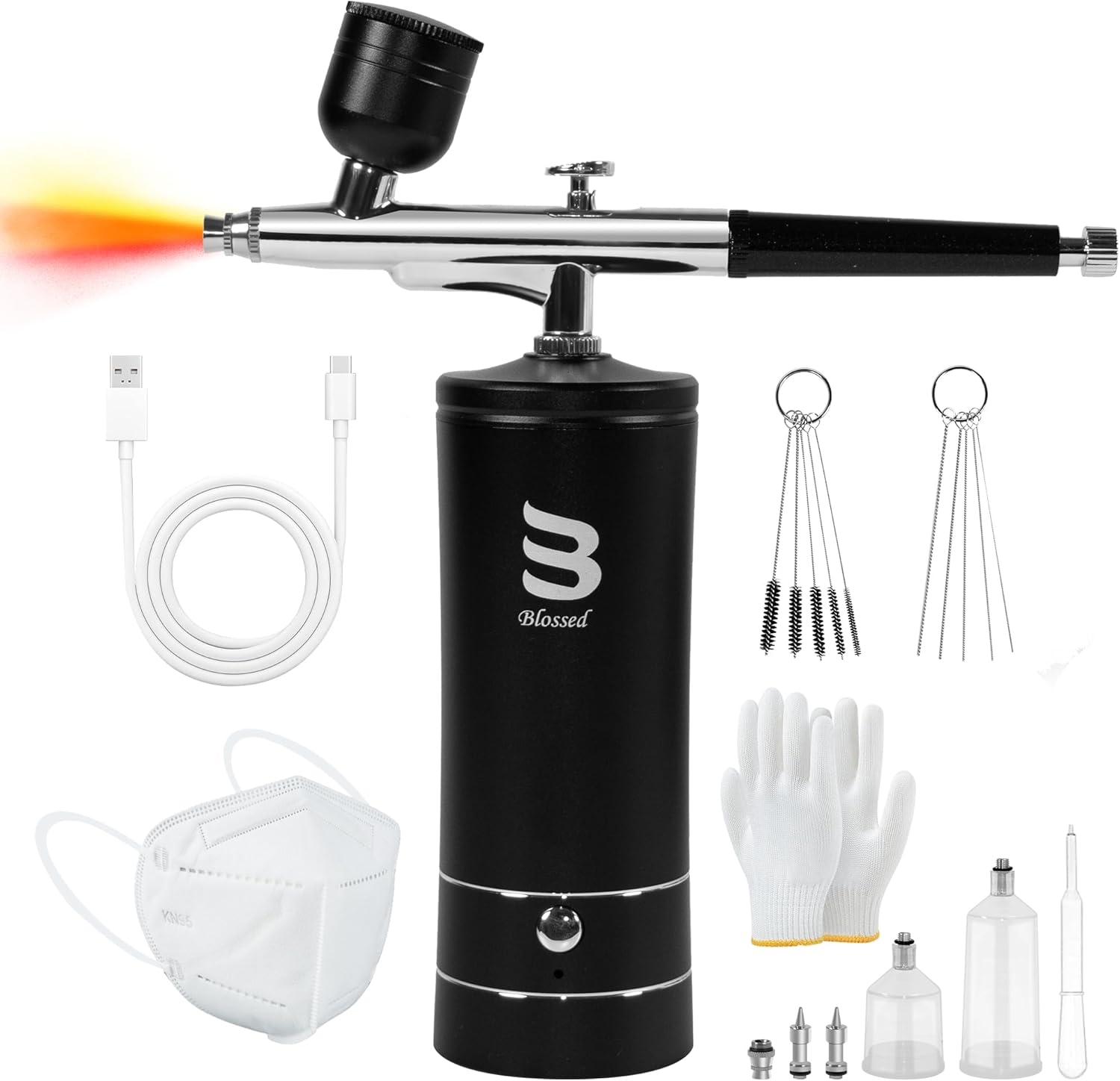 Portable Cordless Airbrush Kit for Ultimate Precision