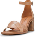 Lucky Brand Sarwa Ankle Strap Heeled Sandal - Stylish Stable Heel