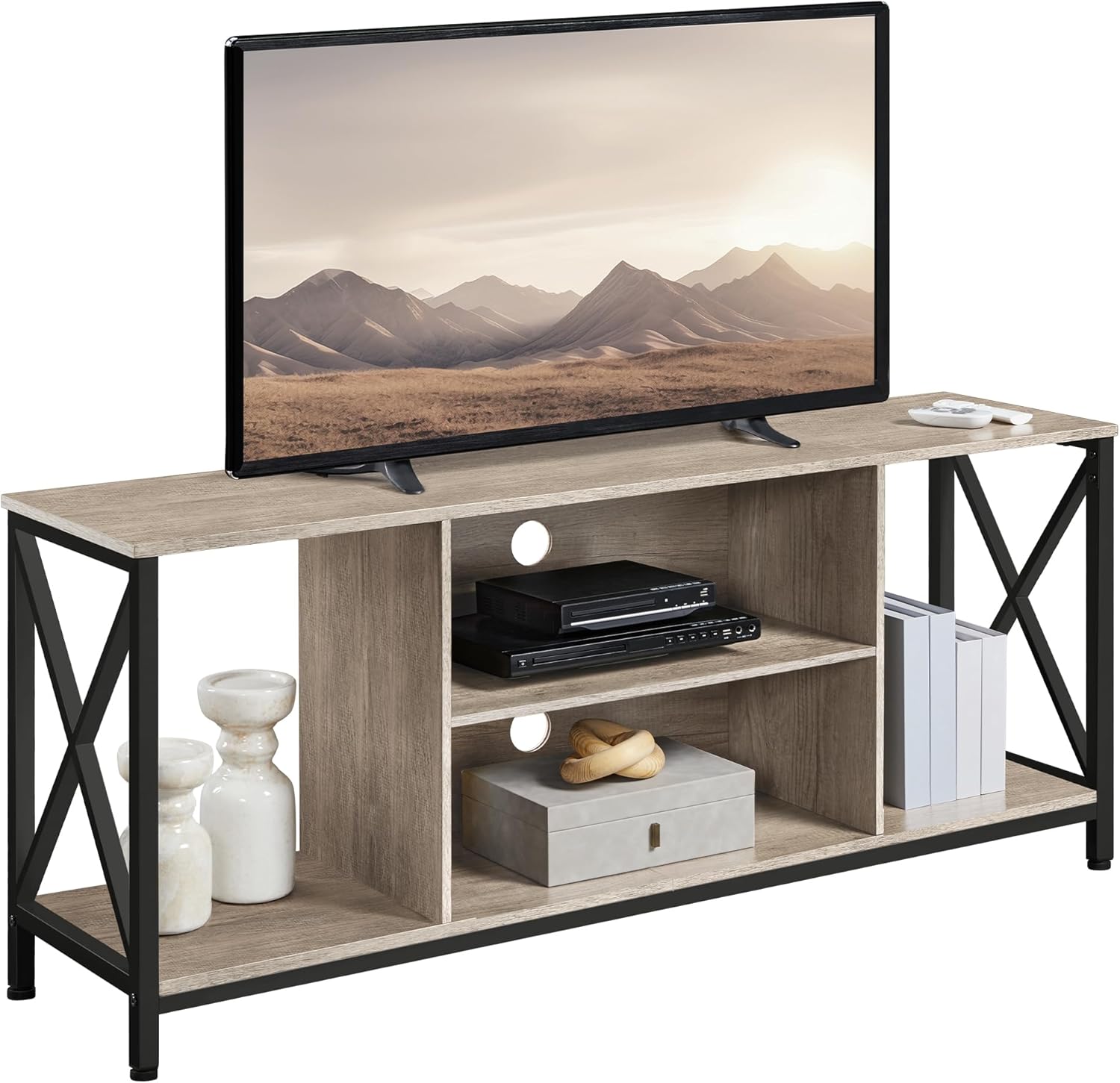 Yaheetech 65 TV Stand: Stylish Storage Solution