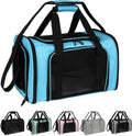 Top tasta Dog Cat Carrier Soft-Sided Travel Carrier - Breathable, TSA