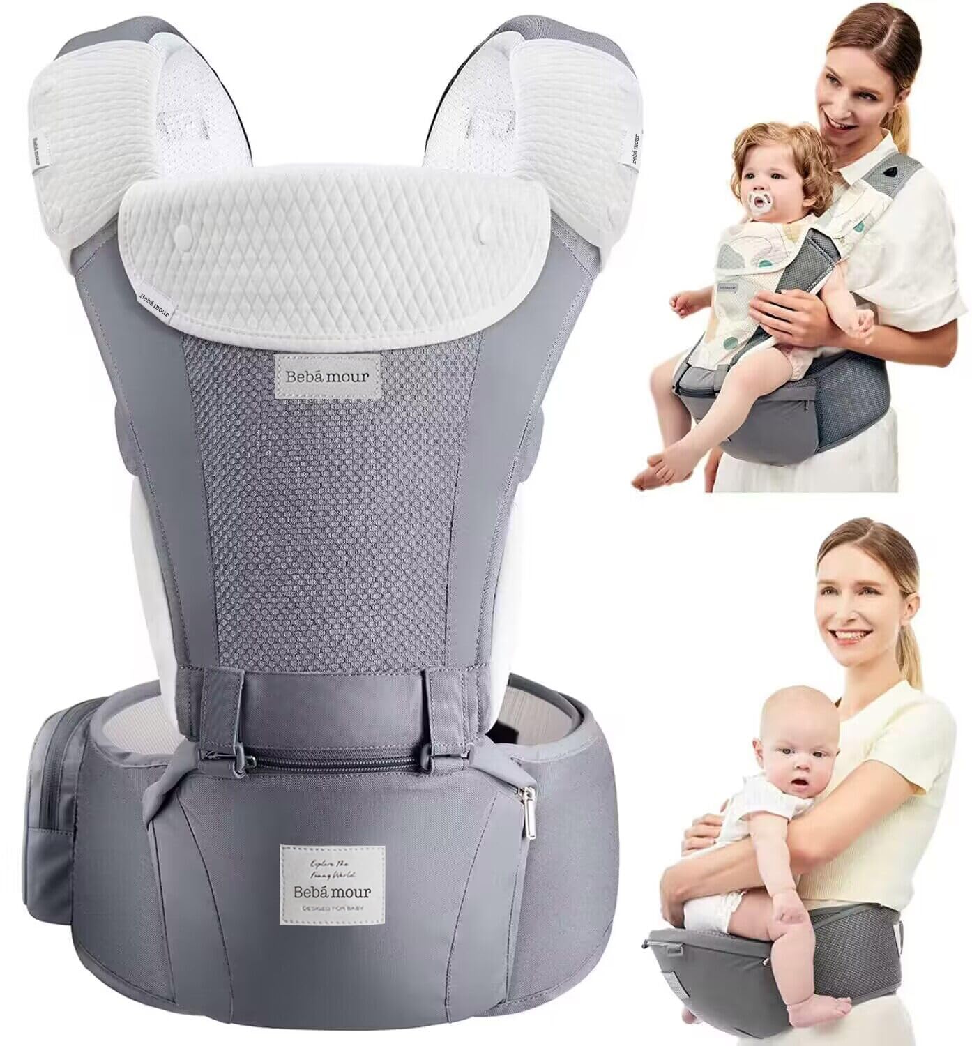 Bebamour Baby Carrier for Newborn to Toddler - Versatile Comfort
