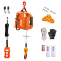 3-in-1 Electric Hoist Winch 1100 lbs Capacity - 1500W Portable Lift