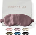 Mulberry Silk Sleep Mask Blackout Eye Cover - Cooling Comfort