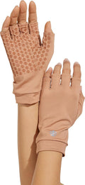 UPF 50+ Unisex Ouray UV Fingerless Sun Gloves - Sleek Grey X-Small