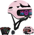 Bike Helmet for Adults and Youth with 360 LED Display - High