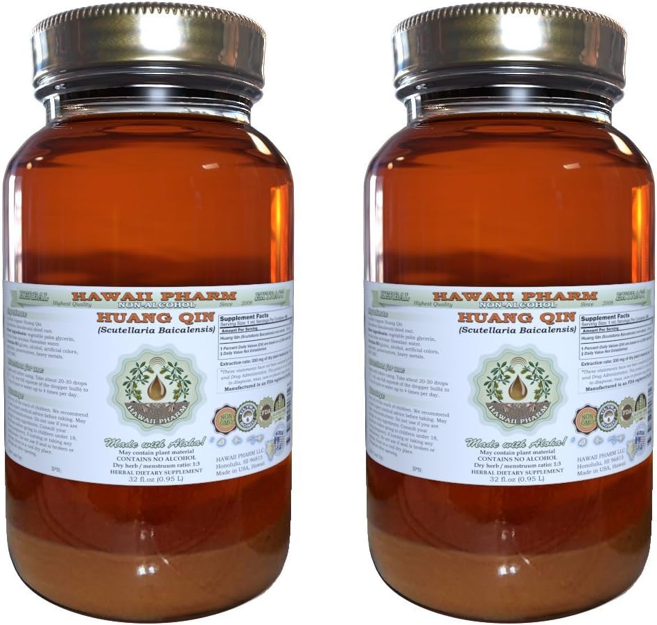 Huang Qin Alcohol-Free Liquid Extract for Natural Wellness