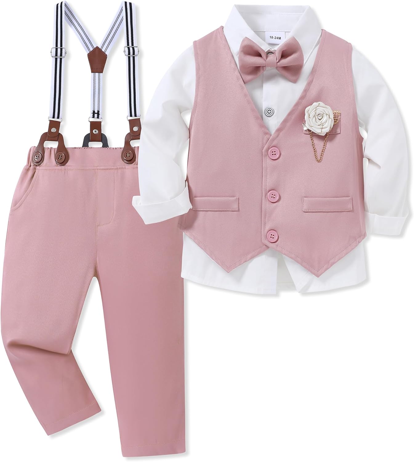 WESIDOM Toddler Boy Clothes Suit Set for Formal Occasions