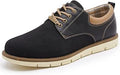 Kkyc Men's Comfortable Casual Shoes Slip On Lace Up Design
