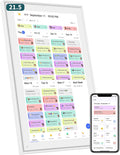 21.5 in Smart Digital Calendar & Chore Chart - Family Command Center