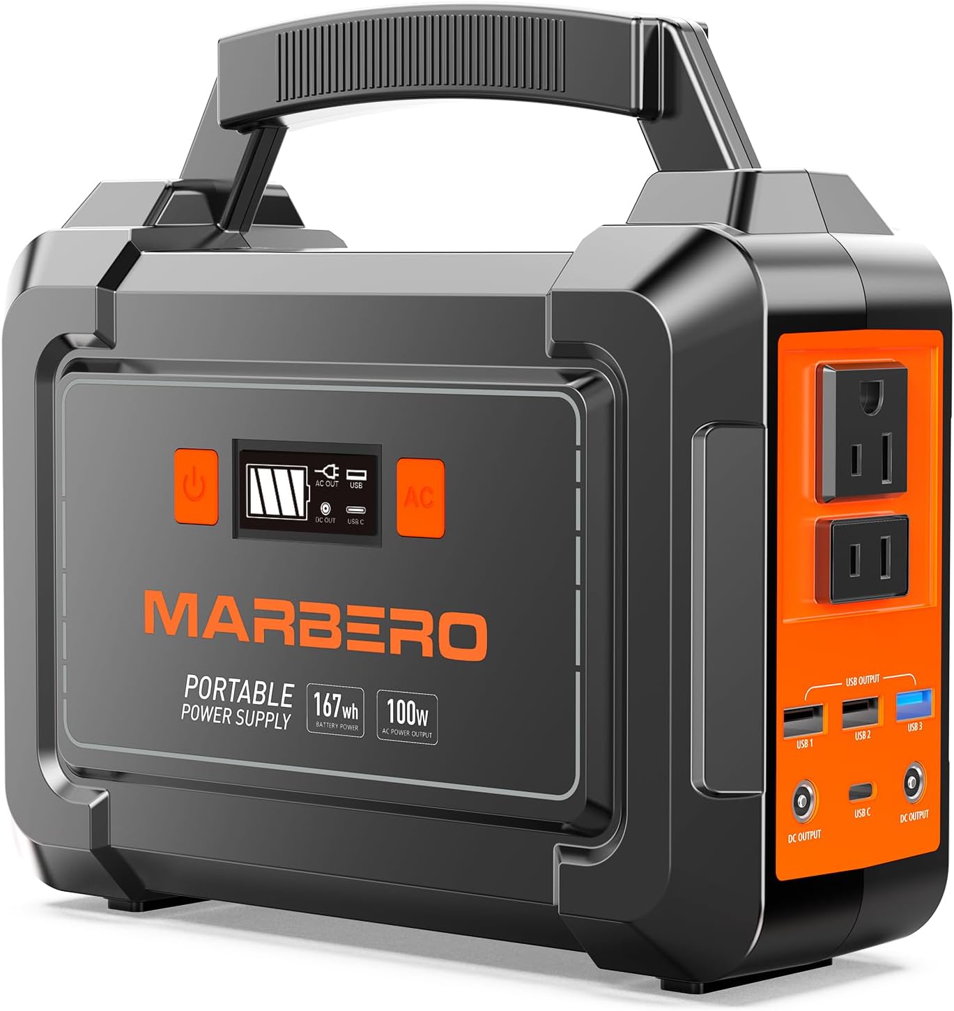 MARBERO 167Wh Portable Power Station - Reliable Power Anywhere