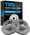 TRQ Front Brake Rotors Kit for 2005-2013 Ford Super Duty Trucks