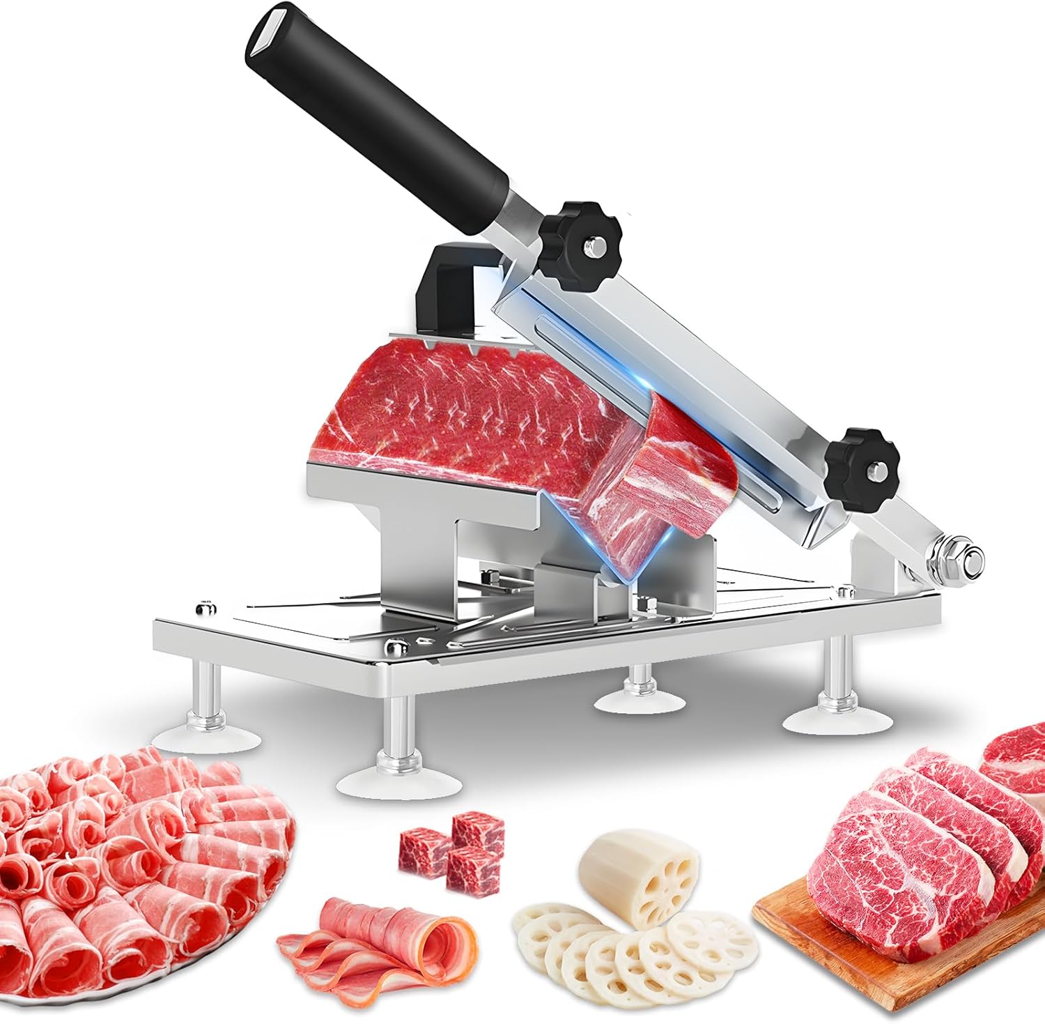 Manual Frozen Meat Slicer for Effortless Home Cooking Delights