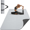 8mm Large Yoga Mat 72 x 48 in - Thick Non-Slip POE Mat