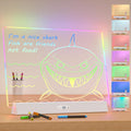 LED Note Board with Colors 17-Inch Doodle Glow - Rechargeable Light Up
