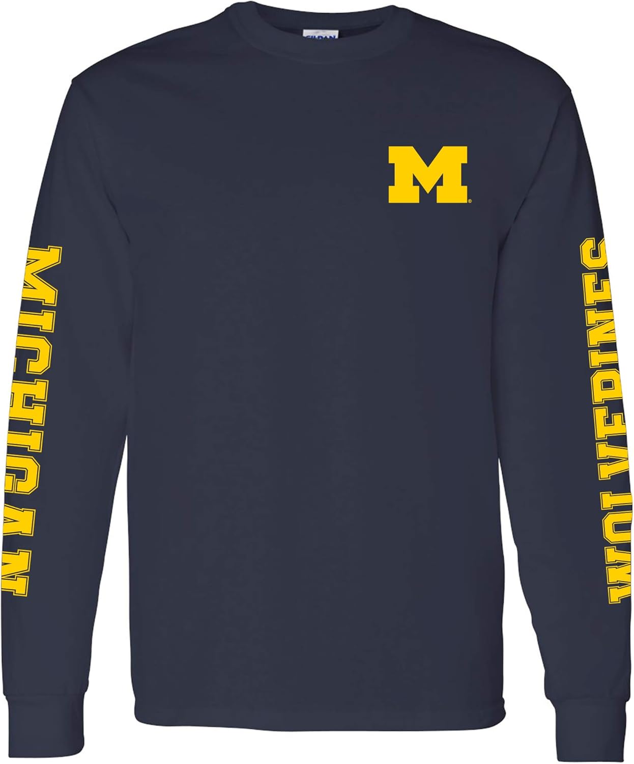 NCAA Double Sleeve Print Long Sleeve TShirt for College Fans