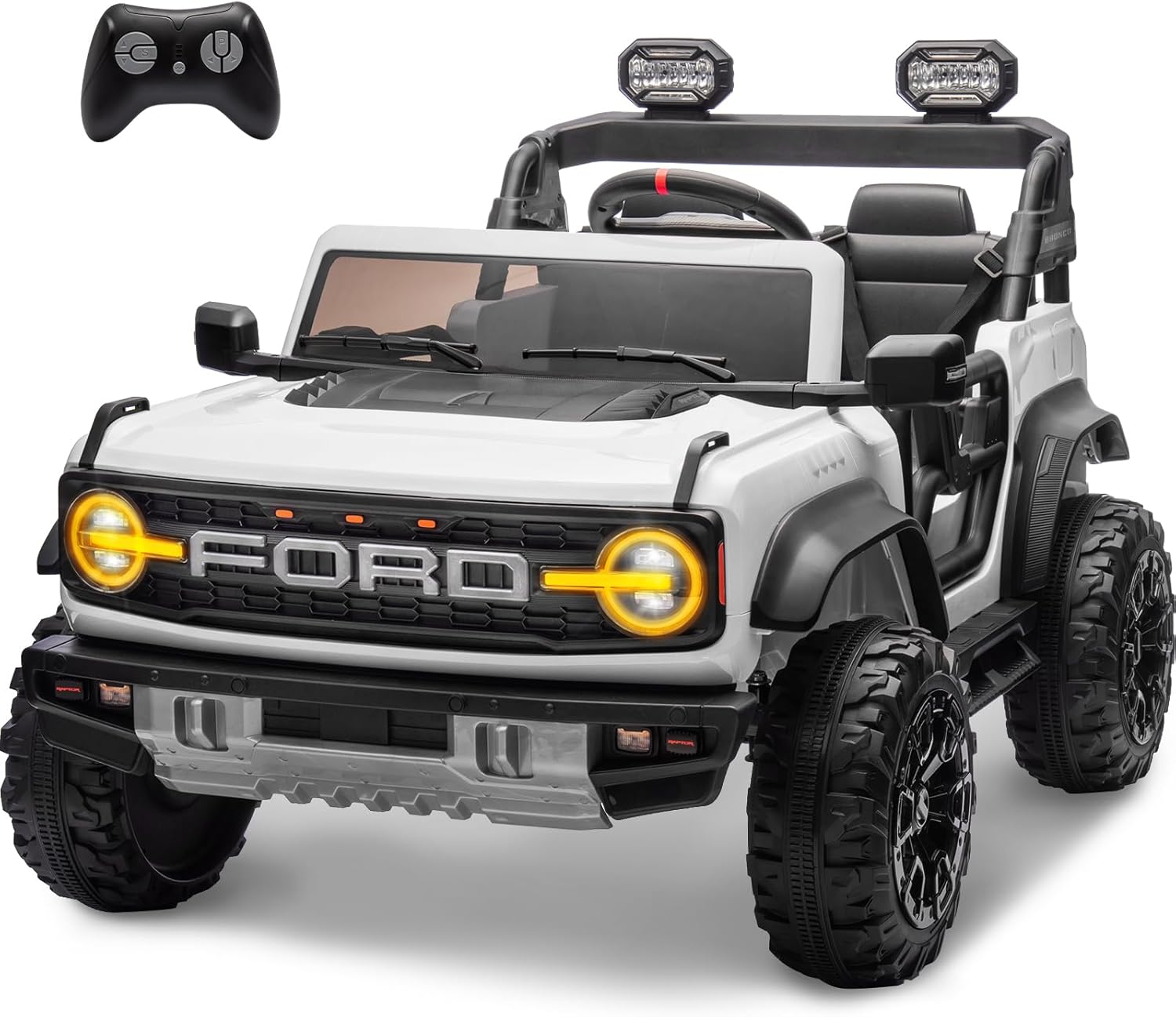ENYOPRO 24V Ride On Toys for Big Kids - Ford Bronco Raptor