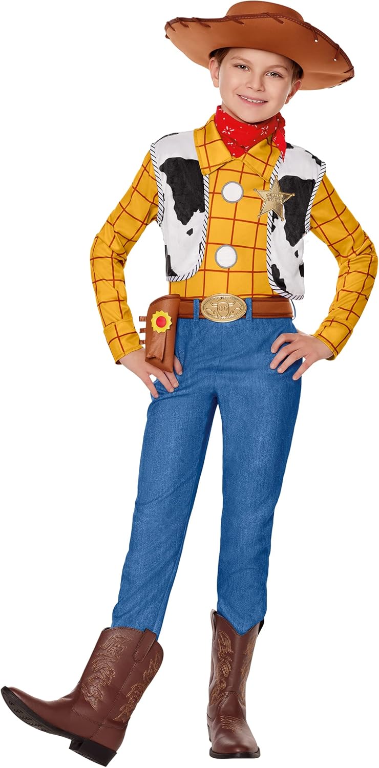 Toy Story Kids Woody Costume for Fun Sheriff Cosplay