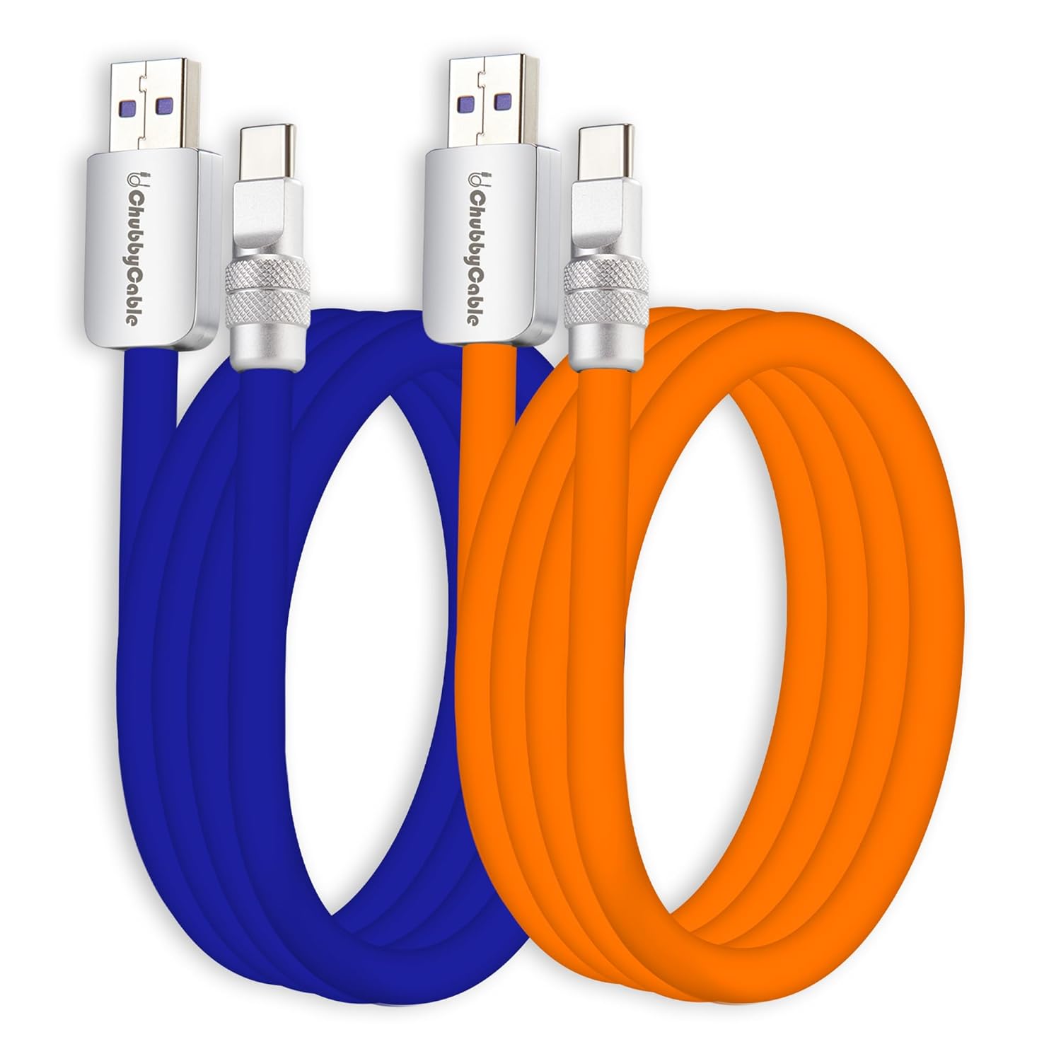 ChubbyCable 2-Pack 120W USB C Cable for Fast Charging & Data