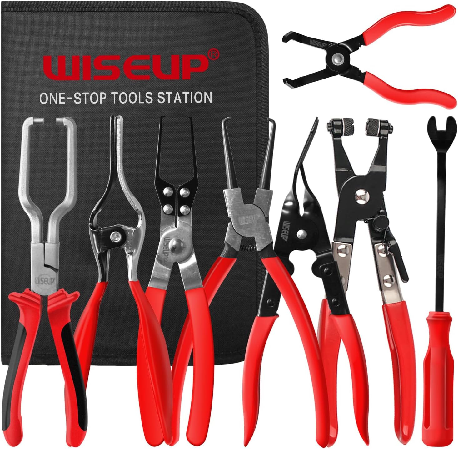 WISEUP 8-Piece Fuel Line Disconnect Tool Set for Easy Repairs