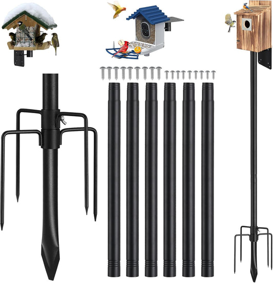 Keplrend Heavy Duty 103 Bird Feeder Pole: Ultimate Bird Watching Solution