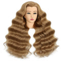Mannequin Head with 80% Human Hair for Styling Practice - Realistic