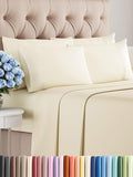 Queen 6 Piece Sheet Set - Cooling, Ultra Soft Hotel Luxury Bedding