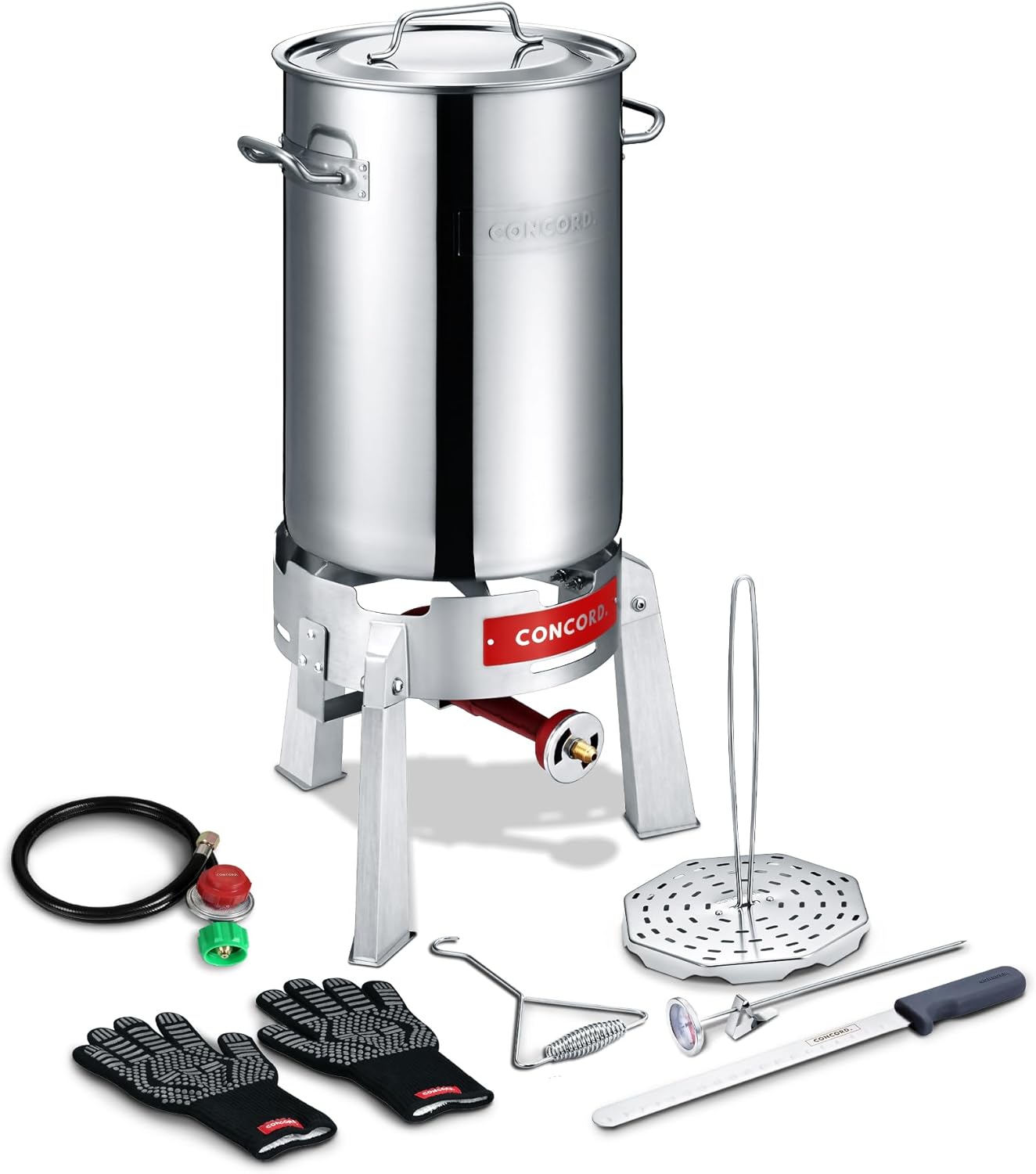 Deluxe Turkey Fryer Kit with Titan Burner for Perfect Frying