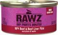 Rawz Natural Premium Pate Canned Cat Food - Real Meat Ingredients