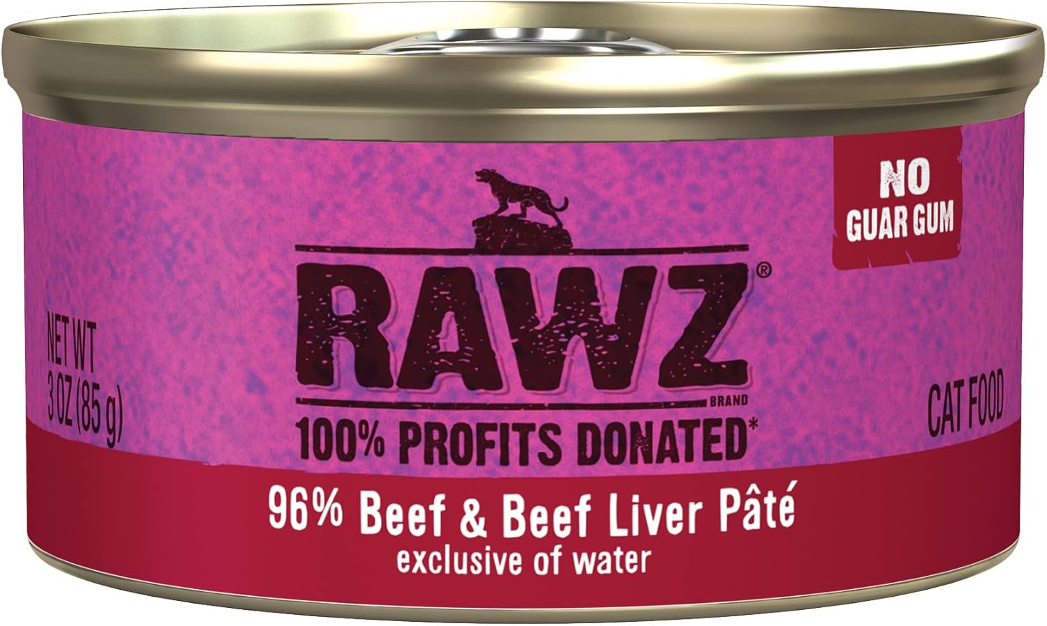 Rawz Natural Premium Pate Canned Cat Food - Real Meat Ingredients