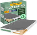 Unassembled Twin Box Spring 4.5in Wood Foundation - Quiet, Flat-Pack